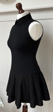 Alice & Olivia Employed Skater Mini Dress Black Size 10 Cute Short Size 4 