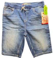 Levi's Boys Repreve Skinny Bermuda Shorts Stretch Denim Size XL Blue Mid Wash