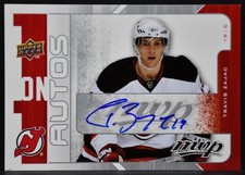 2008-09 UD MVP One on One Autographs Travis Zajac/David Clarkson Auto 1067