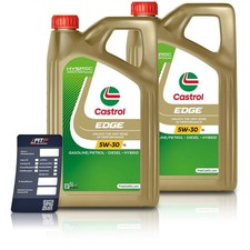 2X 5 L = 10 LITRES CASTROL EDGE FLUID TITANIUM 5W-30 LL HUILE DE MOTEUR ACEA C3