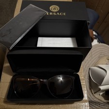 VERSACE OVE4260 Amber Havana Sunglasses With Brown Lens 58-16-140 With Box