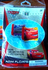 NEW SEALED Disney Pixar Cars 2 Swimming Arm Floats Training Aids 3+ (Lot of 5)