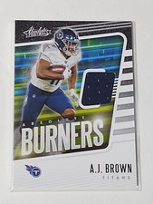 2020 ABSOLUTE SELECT A.J. BROWN PATCH JERSEY BURNERS 