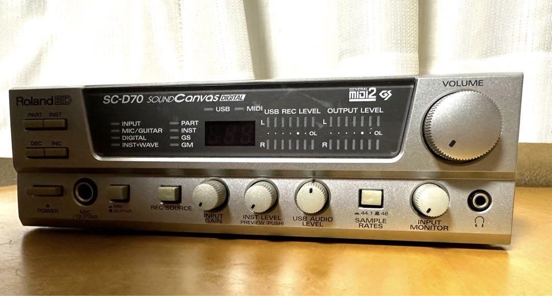 Roland SC-D70 Sound Canvas Sound Module Digital Audio Interface DTM MIDI