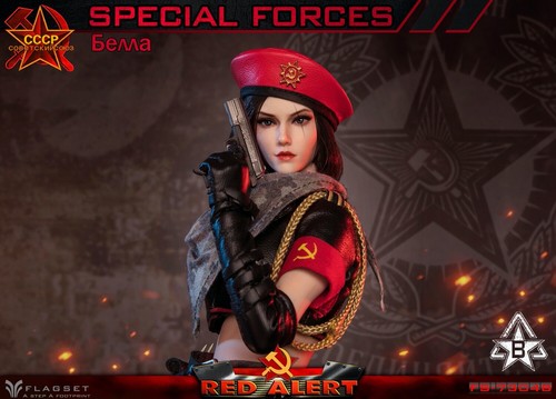 FLAGSET FS73048B 1/6 Red Alert Mobilize Troops Sniper Female Action Figure Model - Picture 20 of 24