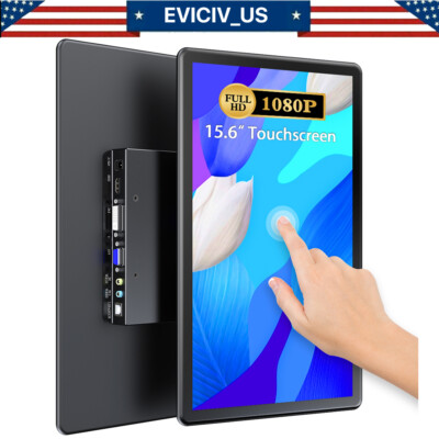 EVICIV 15.6'' Touchsceen Portable Monitor USB-C IPS Display 2000:1 Screen For PC