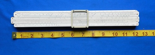 Slide Rule A.G. Thornton Ltd ~ England ~ P.I.C. #121 Electro ~ 11-3/4" - Picture 3 of 13