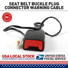 Front Driver Seat Belt Buckle Plug Connector Warning Cable Duty Belt USA Ship