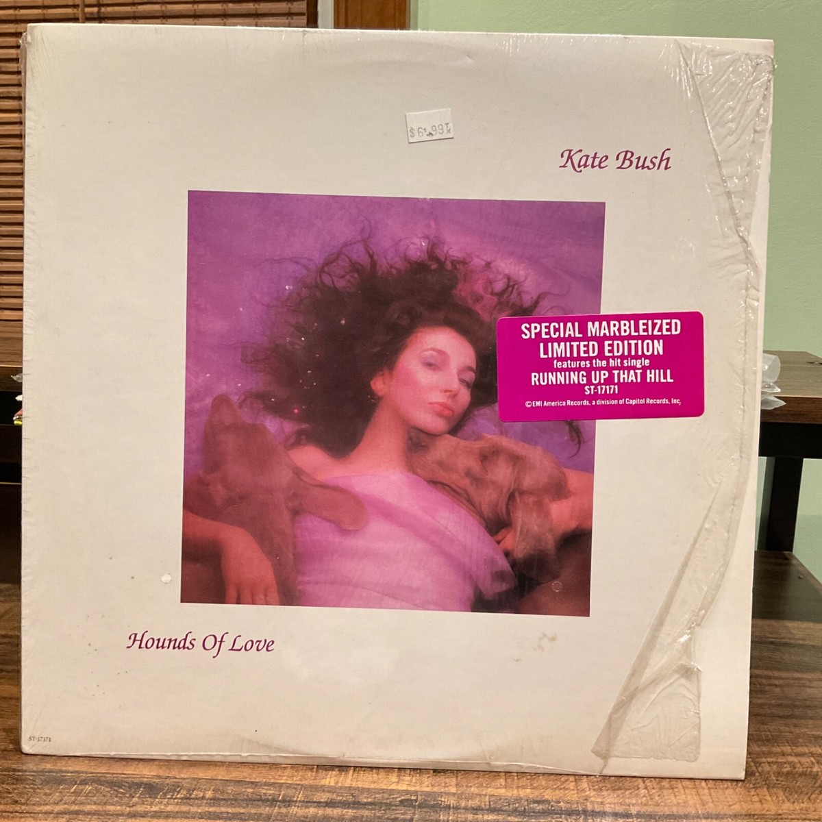KATE BUSH LP HOUNDS OF LOVE 1985 MARBLE VINYL MINT In Shrink