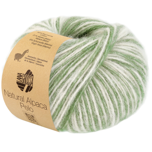 Lana Grossa NATURAL ALPACA PELO 50g cotone soffice con alpaca bambino 125 m - Foto 40 di 44