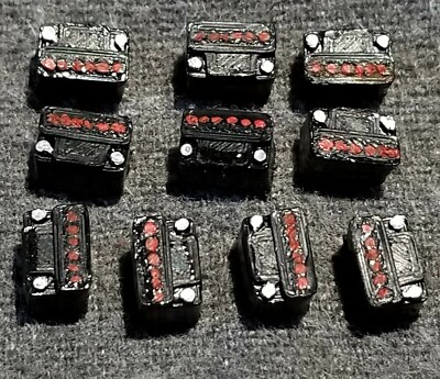 LMH Detail Part BATTERY Car Truck 6V 12V BATTERIES Auto O On3 On30 10 Piece S2