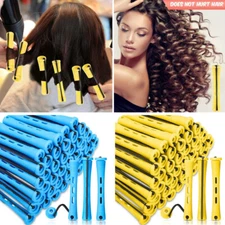60pcs Hair Perm Rods Cold Rod Curlers Rollers for Salon Home Styling Tools/