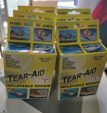 6 Tear-Aid Inflatable Repair PatchFor Boats Pool Toys Air Mattresses Waterbeds