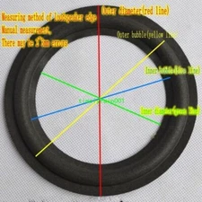 10pcs 8"inch speaker foam edge speaker surround home audio repair common parts #