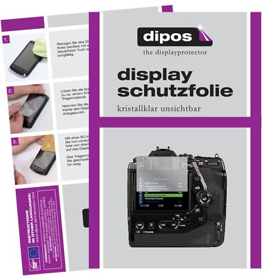 Dipos Displayschutzfolie Für Olympus OM-D E-M1 Mark III - Kratzfester Schutz, Blasenfrei, Unsichtbar