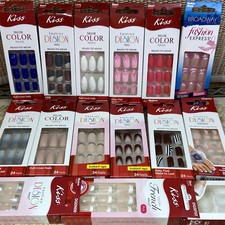 Broadway/Kiss - Fashion Express, Acrylic,Design, French,  Salon glue-on nails