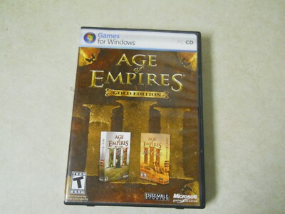 2005 Age of Empires III Gold Edition PC CD-ROM Software Computer Video Game