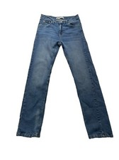 Levi  s 502 Regular Tapered Jean Women Sz 18 Regular 29x29 Medium Wash Whisker