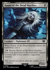 NM Haunt of the Dead Marshes, The Lord of the Rings, Magic the Gathering, 90