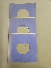 45 RPM 7" RECORD SLEEVES CO. SLEEVE 3 PACK SEE PHOTOS - Arista SLV166