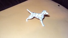 Vintage Dalmatian Dog Ceramic Statue For Corner Hutch 