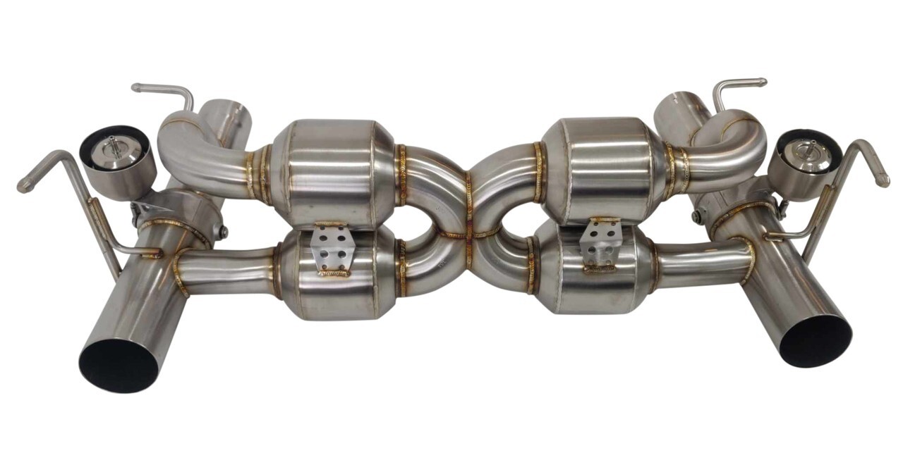 Fits Ferrari 488 GTB Spider 16-19 Exhaust System with Valves with CF or Ti Tips
