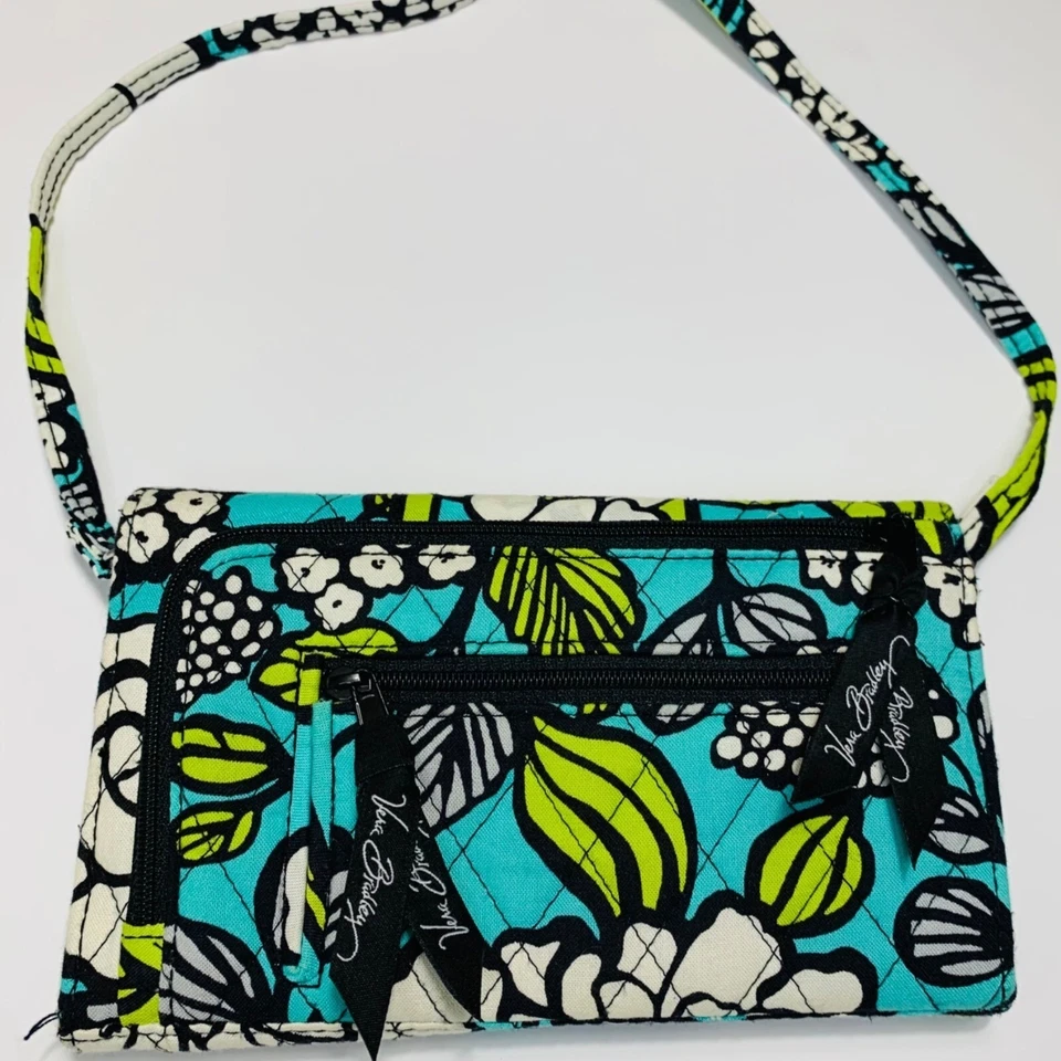 Vera Bradley Triple Cartera Bandolera Cartera Hipster Rumba Bolso sin asas Azul Retirado Foto 4 de 4