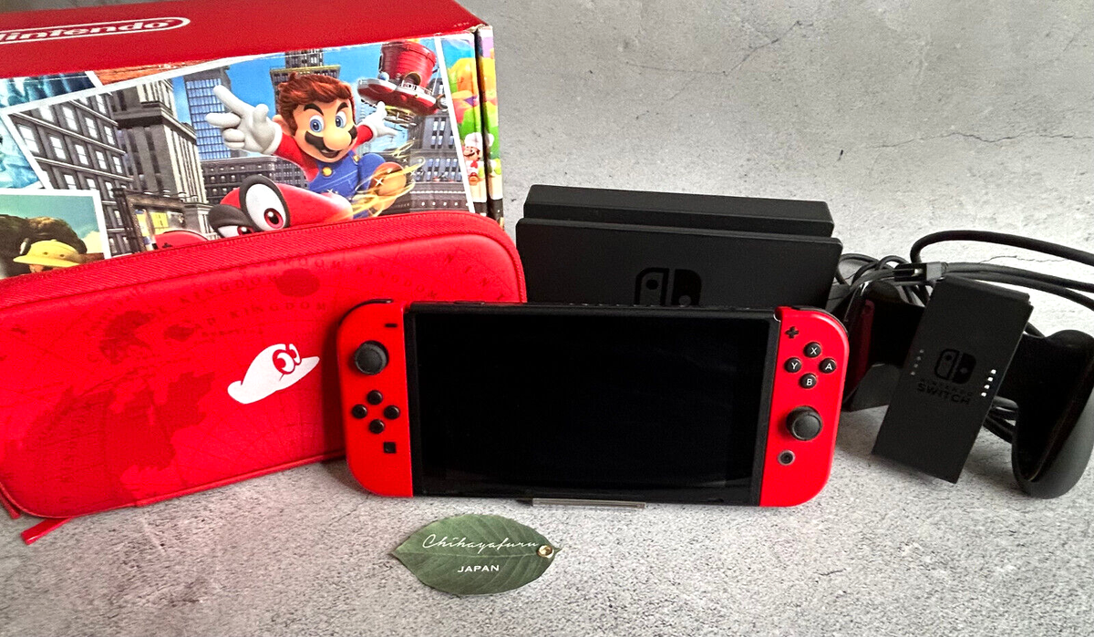 Mario Bros Nintendo Switch Console Super Mario Odyssey Edition