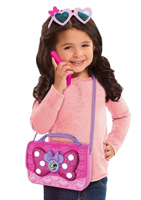 Disney Junior Minnie Mouse Bowfabulous Bag Set Toy Purse and Phone 