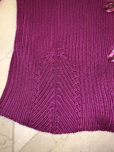 Cárdigan Magenta Colección Jones New York Talla S con Botones Mangas Acampanadas Nuevo❤️ - Imagen 8 de 8