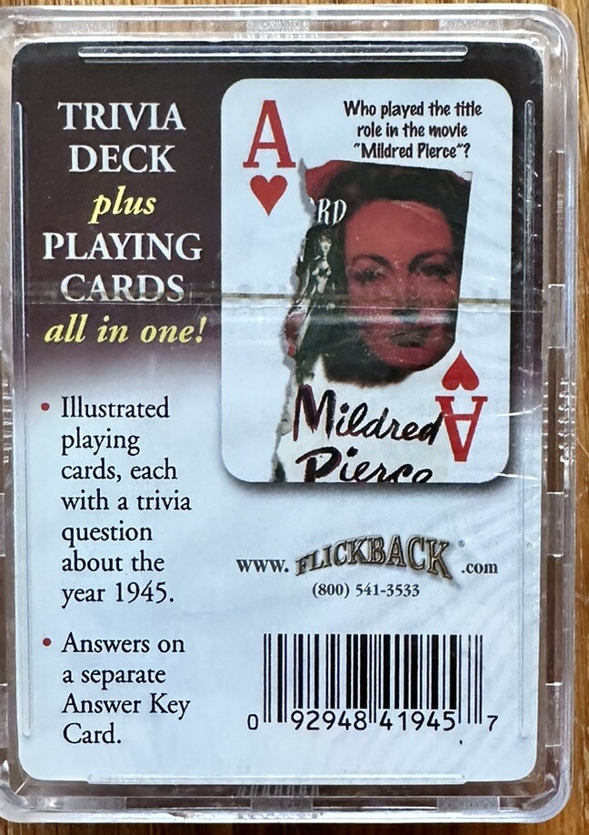 Deck Of Cards Trivia Questions