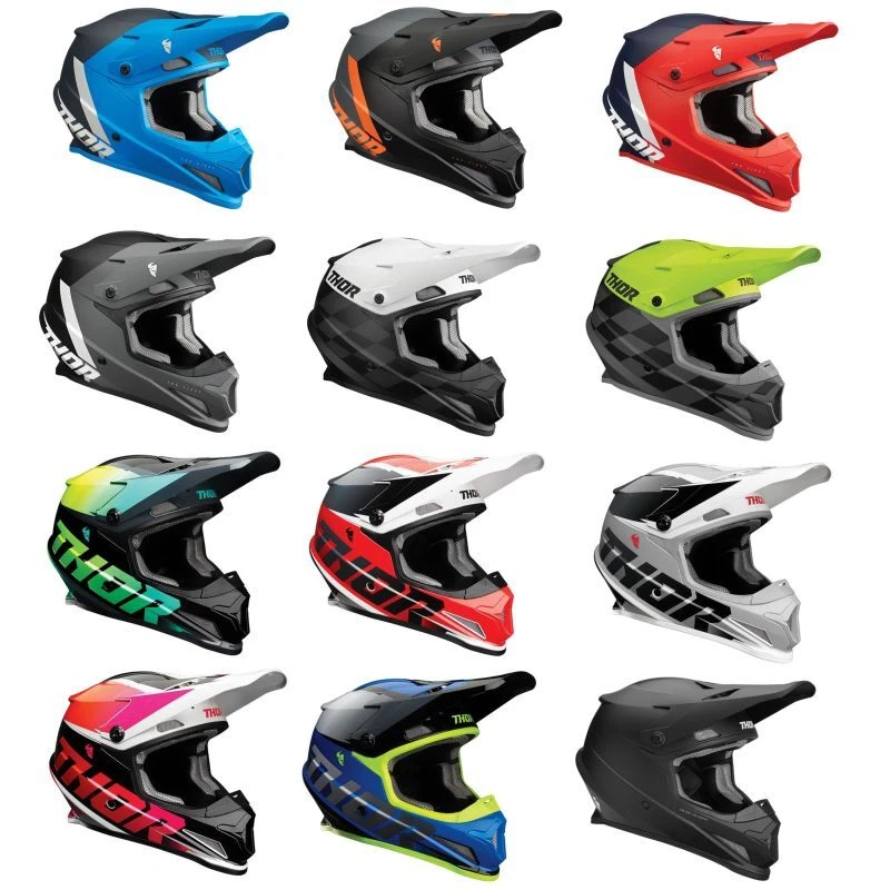 2024 Thor Sector Full Face ATV Motocross Offroad Helmet Pick Size Color