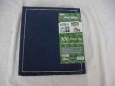 NOS Pioneer LM-100 Deluxe Photo Album Binder Fast-Stik Pages - Blue