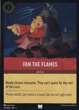 Cold Foil Fan the Flames 131/204 Uncommon Disney Lorcana