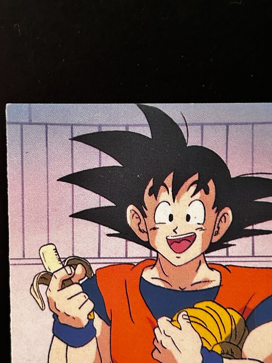 Son Goku Dragon Ball Mini Card AMADA #165 Vintage Japanese Son Goku Dragon Ball Mini Card AMADA #165 Vintage Japanese