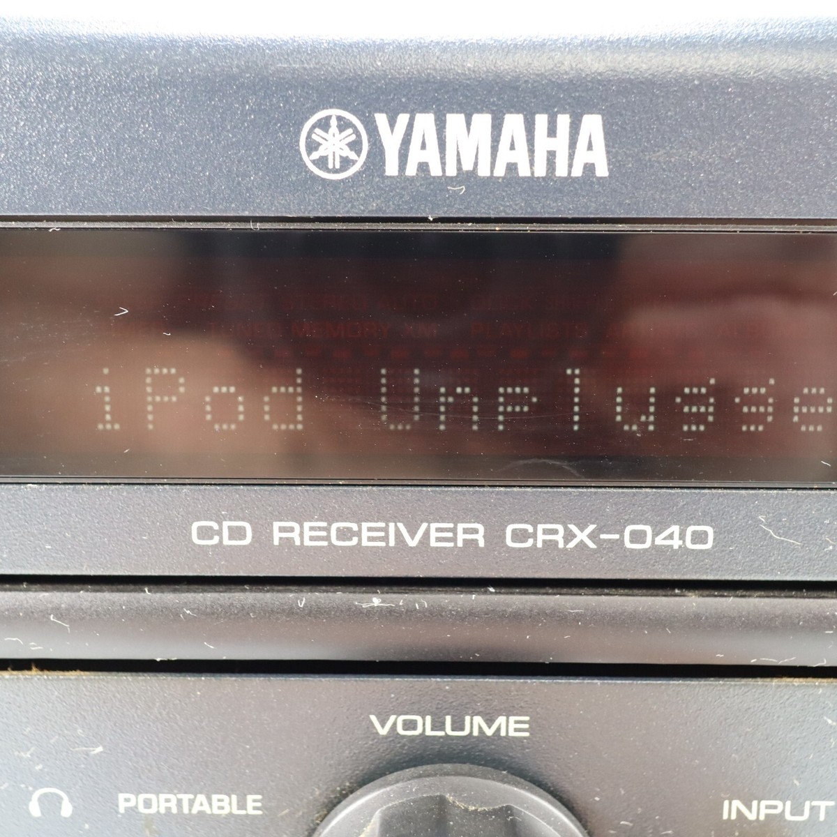 Yamaha CRX-040 CD Player iPod Dock USB Micro Stereo Receiver W