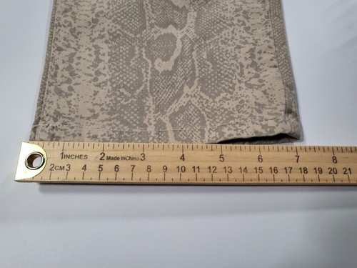 NYDJ Womens Jeans Skinny Size 14P Animal Snake Print Lift Tuck Technology 36X29 - Picture 19 of 19
