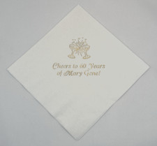 125 custom cocktail napkins wedding birthday graduation birthday bridal party