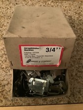 STRAPBINDER & BAND-IT GRC256 Strapping Buckle,StandardDuty 3/4" PK of 115 NOS