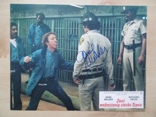 Gene Wilder Autogramm signed A4 Kinoaushangbild "Zwei wahnsinnig starke Typen"
