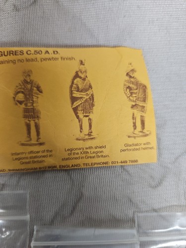 Figuras militares romanas limitadas Winter Reproductions C.50 d.C. zinc fundido a presión - Imagen 11 de 11