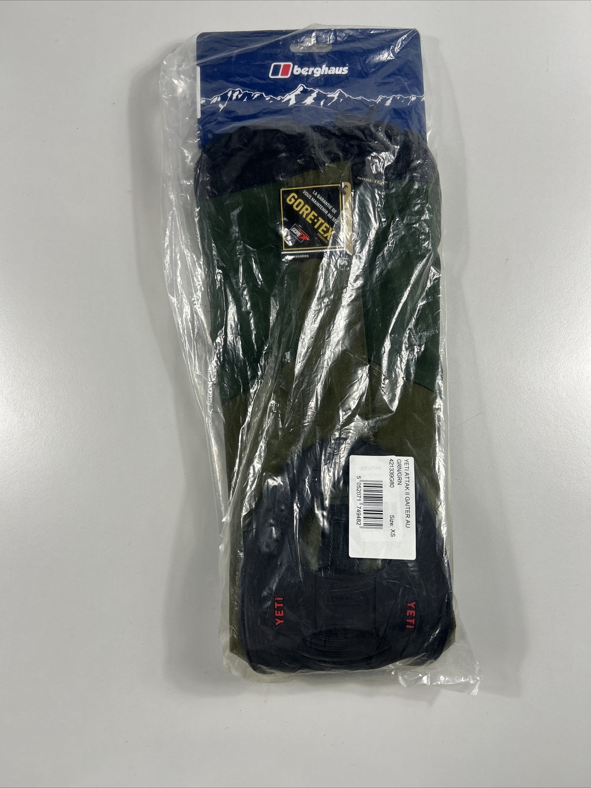 Berghaus Yeti Attak Gaiters XS Green RRP £100 eBay