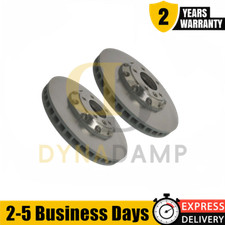 Pair Front Brake Rotors Fit Porsche Cayenne 380mm  LH:95535140161 RH:95535140261