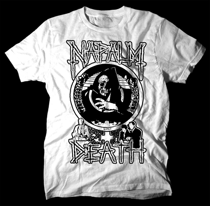 新品 Napalm Death Is Dead Tシャツ XL ホワイト Napalm Death Live Corruption T shirt WHITE all sizes S-5XL all