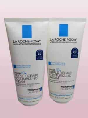 LA ROCHE POSAY LIPIKAR AP+M TRIPLE REPAIR MOISTURIZING CREAM 6.76 OZ LOT OF 2