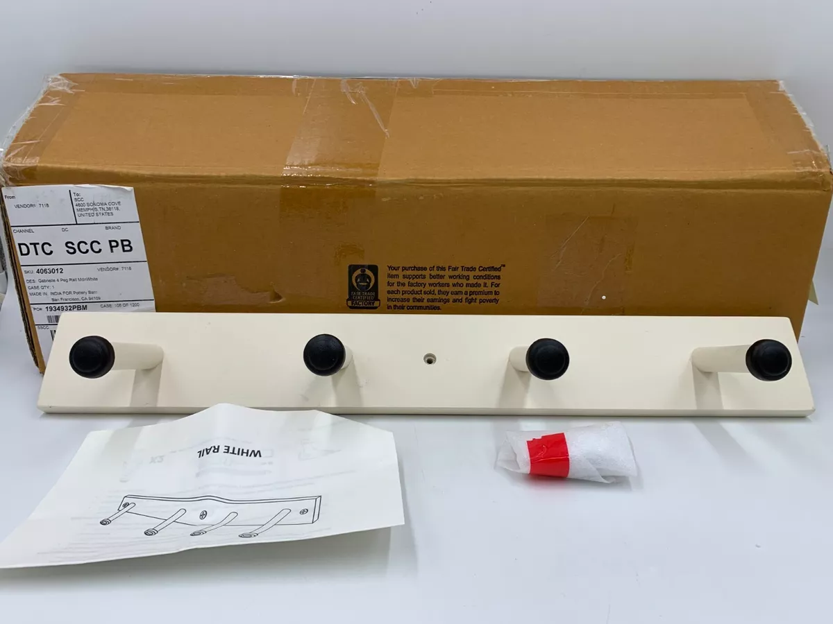 Pottery barn peg rail hot sale