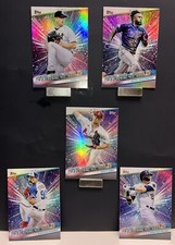 2024 Topps Chrome 5 Refractor Stars Of MLB  Yelich Cole Gray Strider Mint