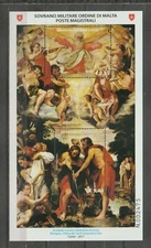 s39468 SMOM 2017 MNH** San Giovanni BF s/s Annibale Carracci