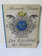 der Ratschlu&szlig; des Magiers von Alexandre Dumas DDR Ausgabe R&uuml;tten & Loening