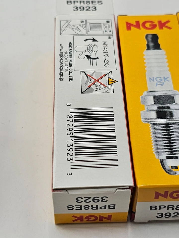 (CANTIDAD 4) Bujía NGK 3923 BPR8ES para Maserati 430i Biturbo Porsche 911 Foto 2 de 4